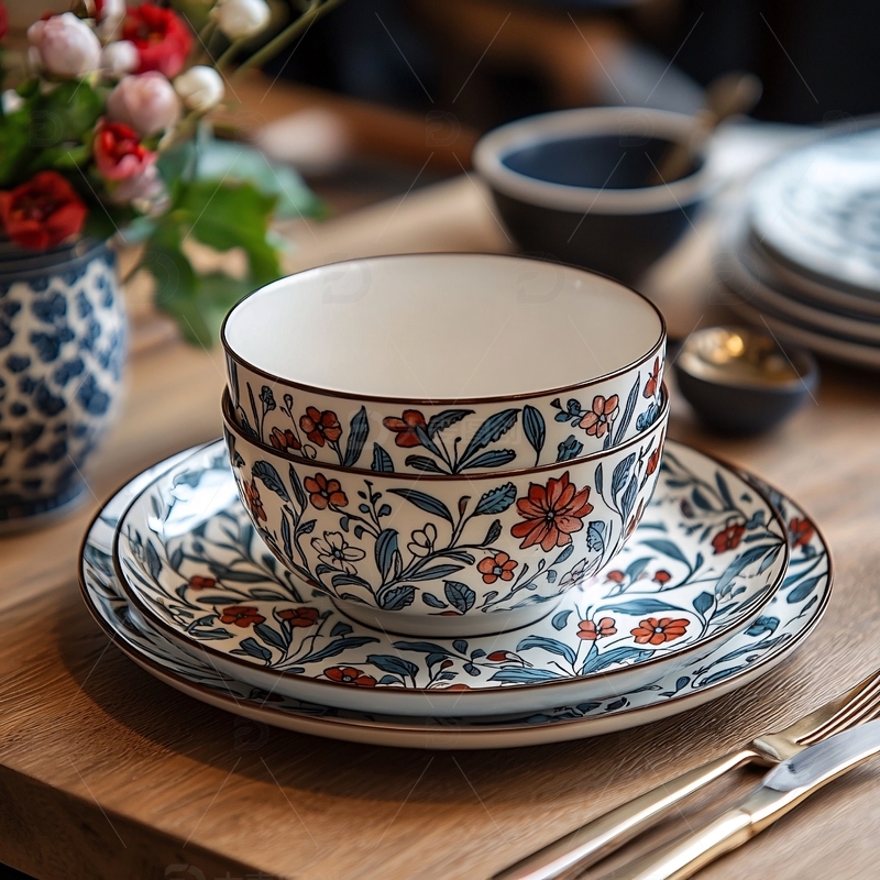 高清大图下载【趣麦麦图】精美餐具静物摆拍