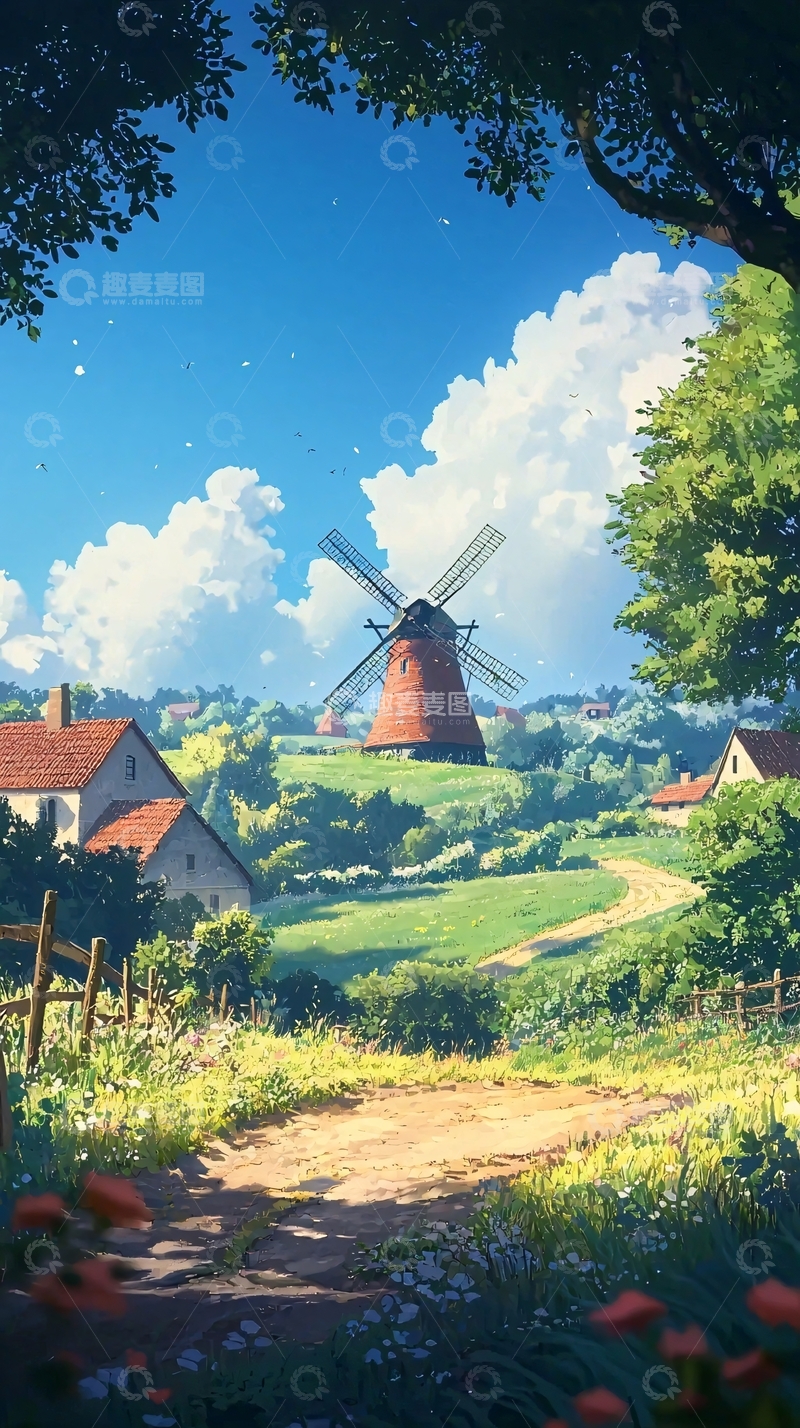 高清大图下载【趣麦麦图】田园风光143