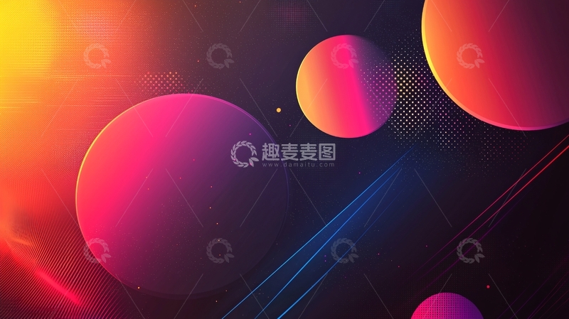 高清大图下载【趣麦麦图】抽象星球