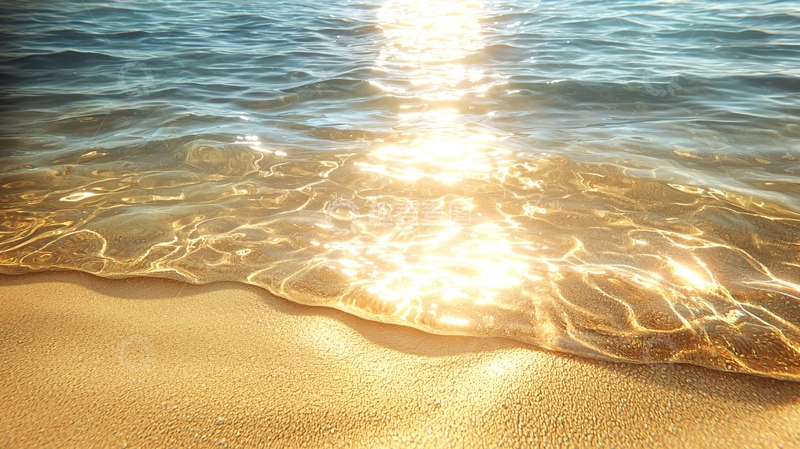 高清大图下载【趣麦麦图】阳光洒在海面
