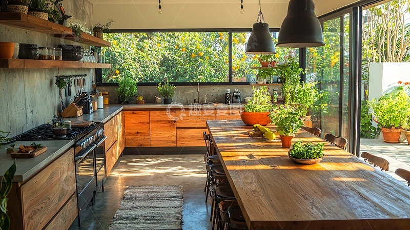 高清大图下载【趣麦麦图】现代厨房