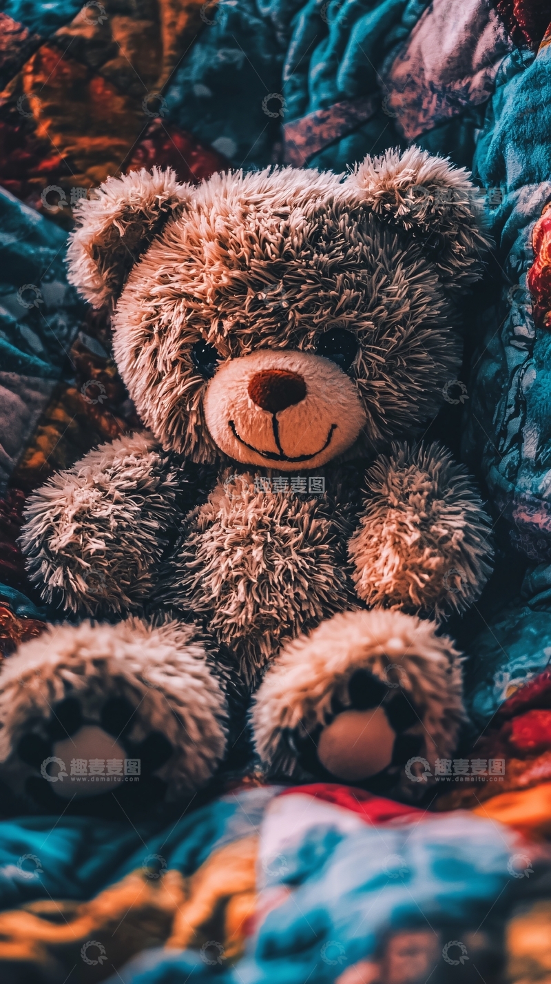 高清大图下载【趣麦麦图】毛绒玩具泰迪熊