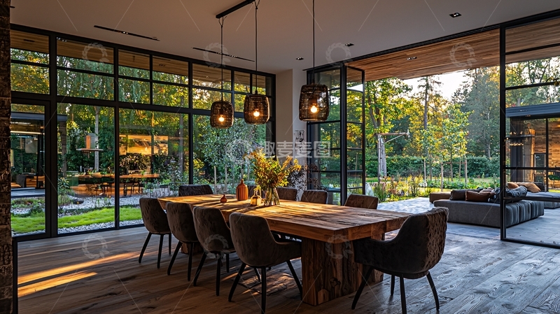 高清大图下载【趣麦麦图】开放式餐厅