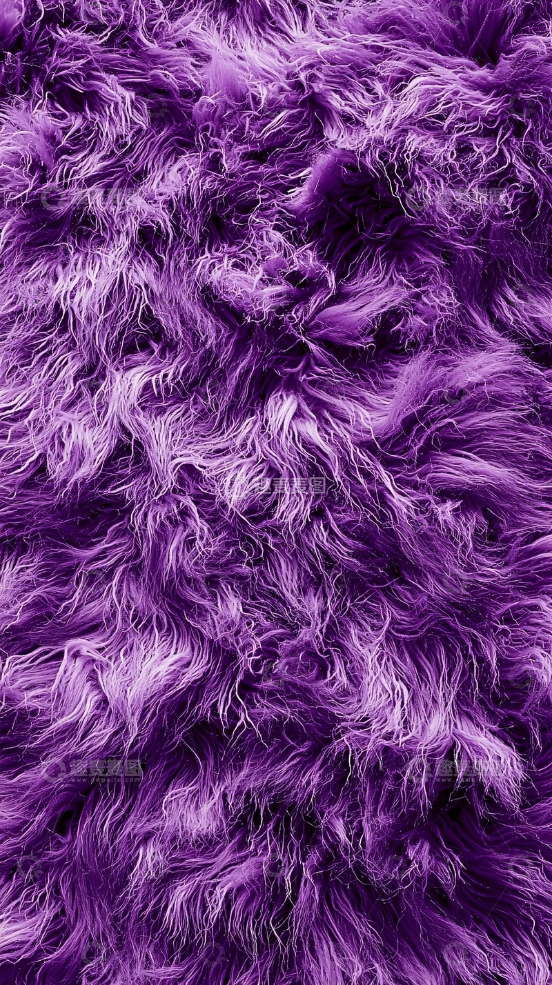高清大图下载【趣麦麦图】紫色毛绒质感背景