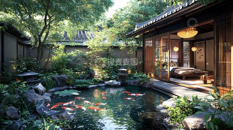 高清大图下载【趣麦麦图】庭院别墅私家花园