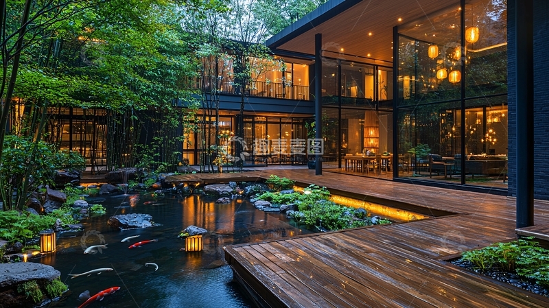 高清大图下载【趣麦麦图】豪华现代住宅