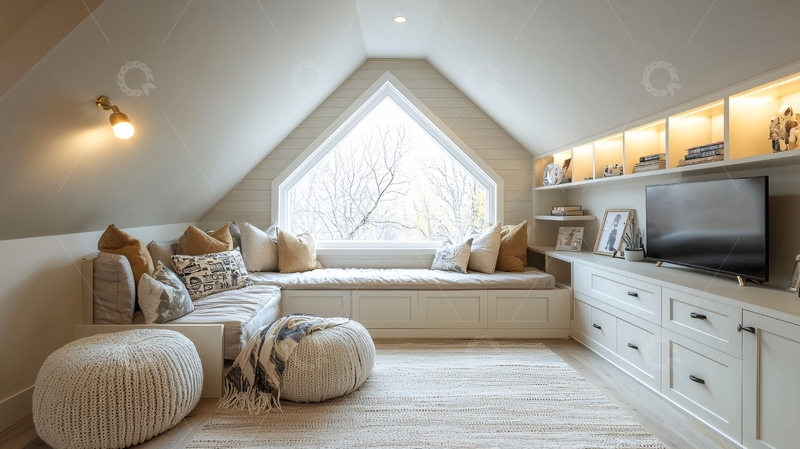 高清大图下载【趣麦麦图】阁楼休闲区设计