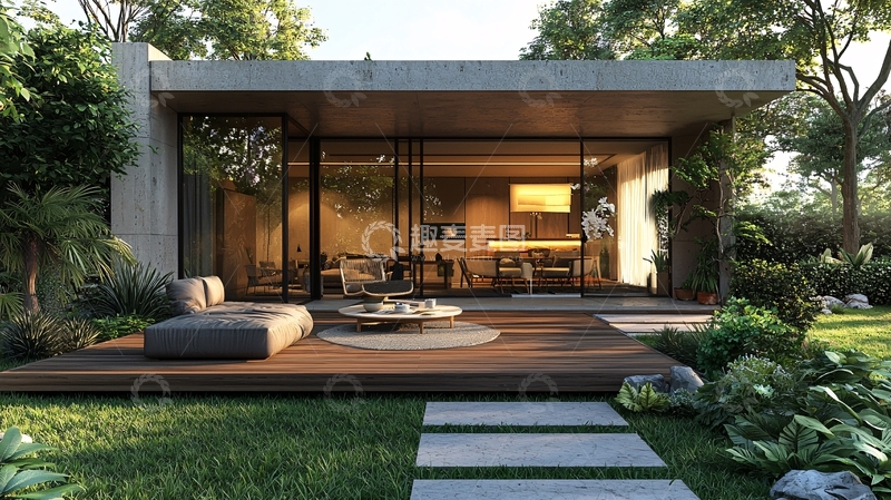 高清大图下载【趣麦麦图】现代简约小屋