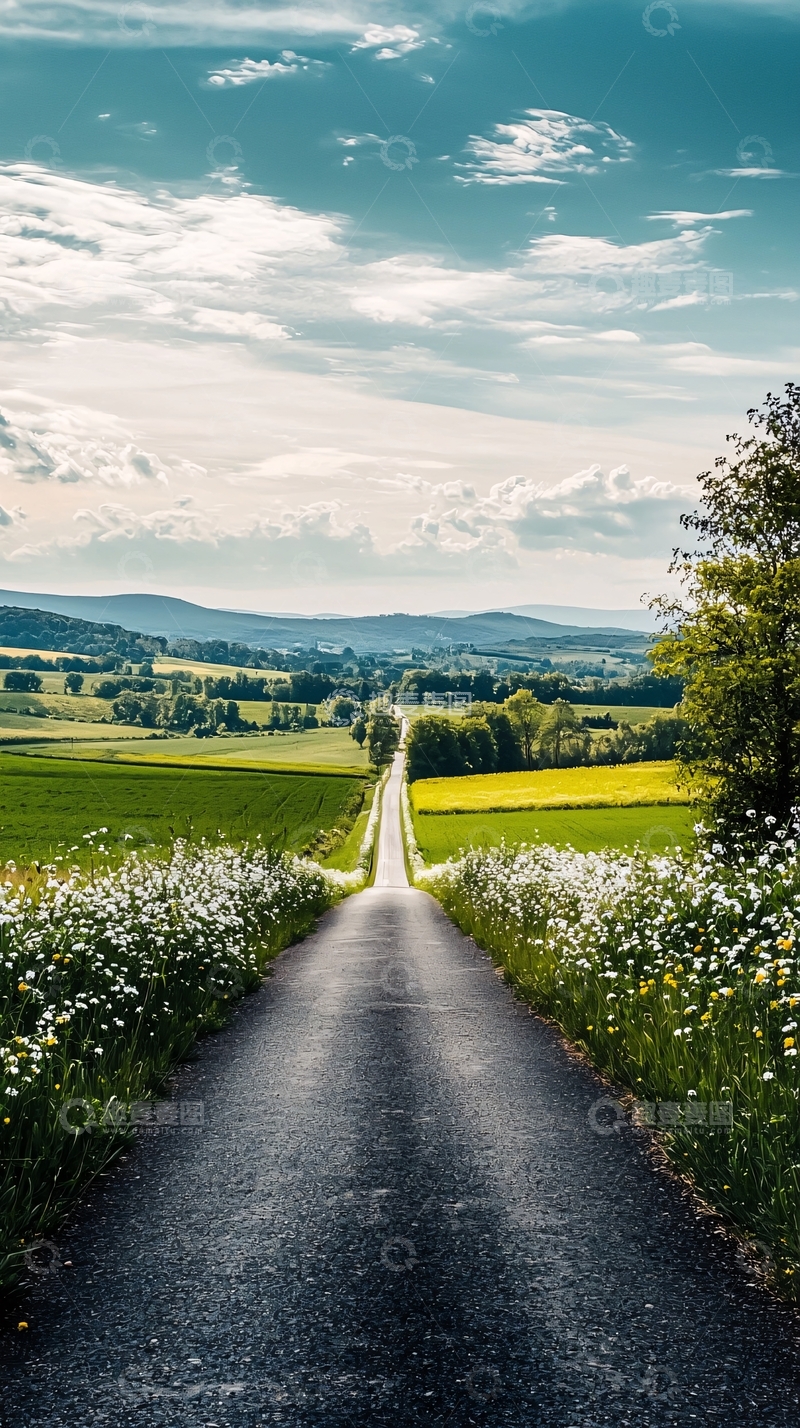 高清大图下载【趣麦麦图】乡村公路