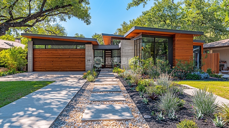 高清大图下载【趣麦麦图】现代简约住宅外观1