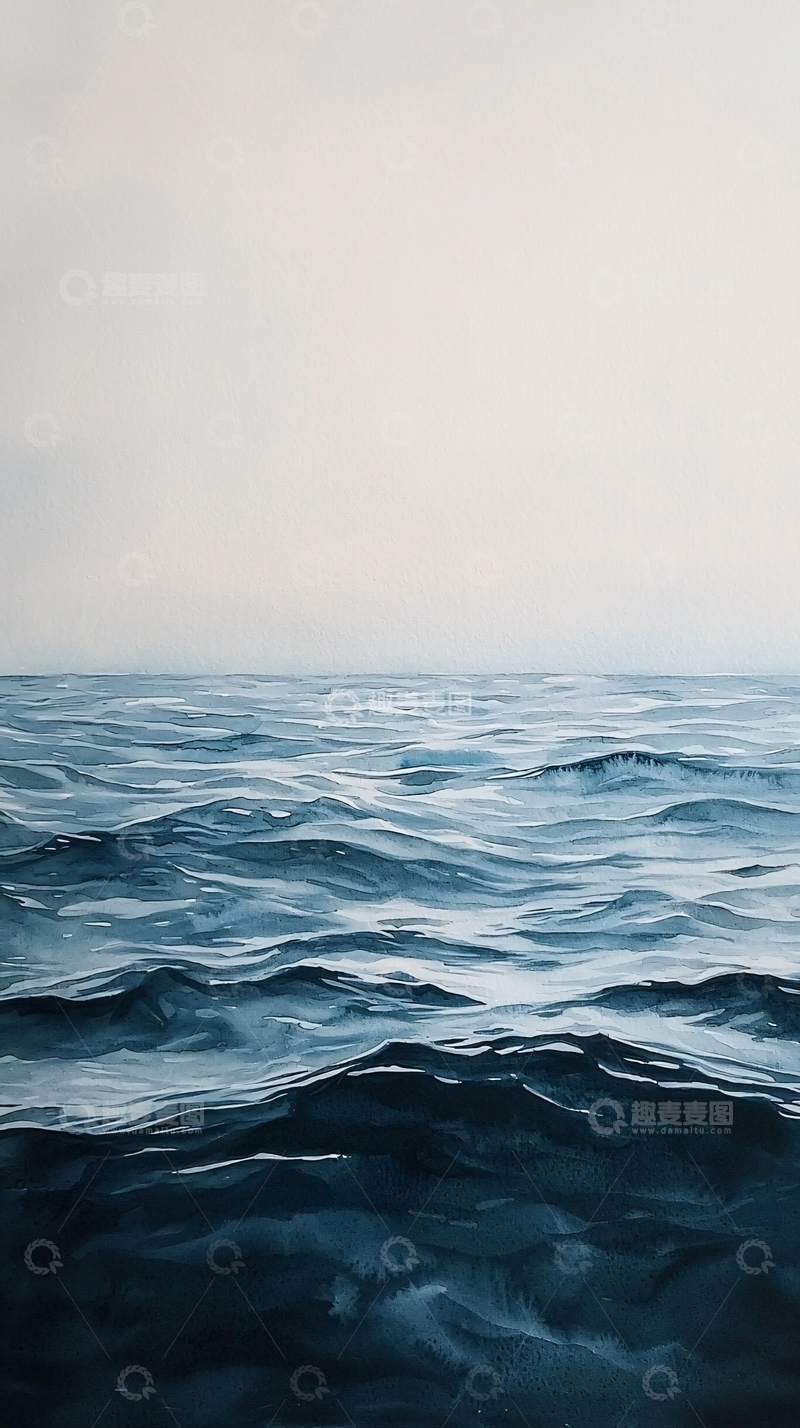 高清大图下载【趣麦麦图】平静的海面