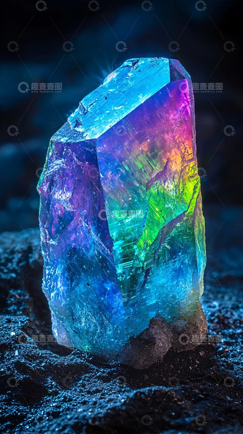 高清大图下载【趣麦麦图】彩虹水晶