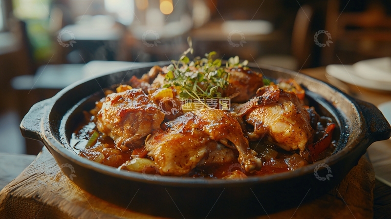 高清大图下载【趣麦麦图】香喷喷的烤鸡块