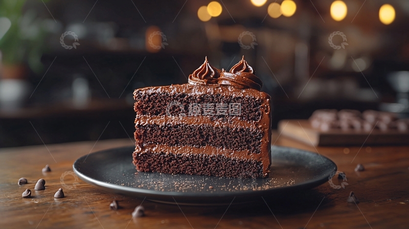 高清大图下载【趣麦麦图】巧克力蛋糕