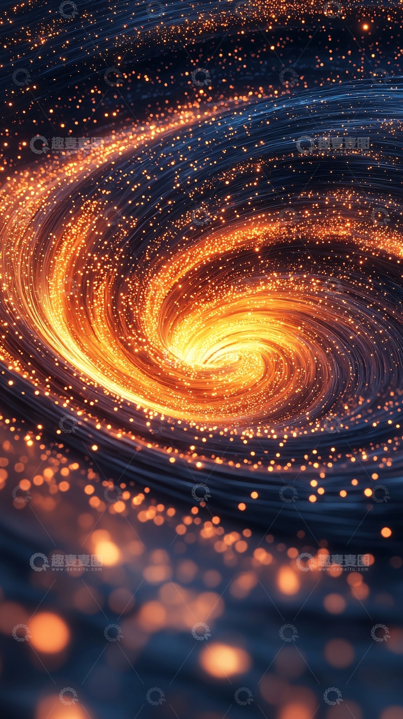 高清大图下载【趣麦麦图】火焰漩涡