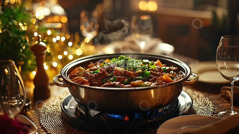 高清大图下载【趣麦麦图】热气腾腾的炖菜