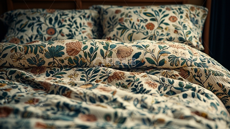 高清大图下载【趣麦麦图】花卉图案床上用品