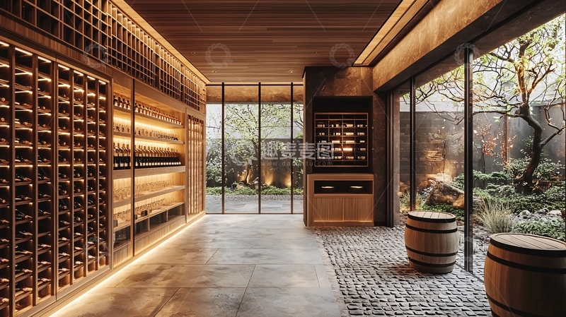 高清大图下载【趣麦麦图】豪华酒窖设计