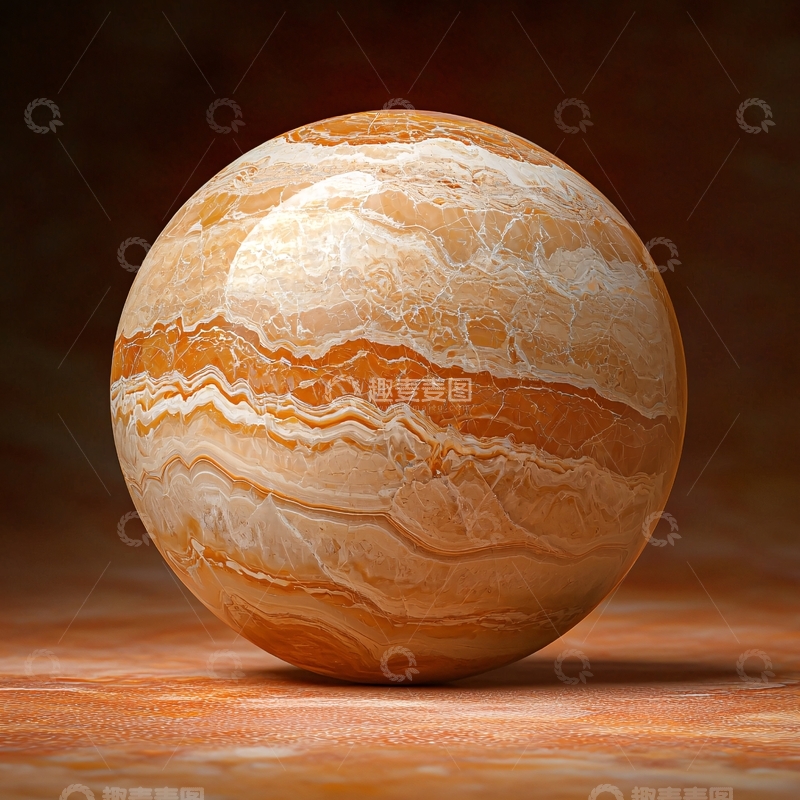 高清大图下载【趣麦麦图】大理石纹理球体