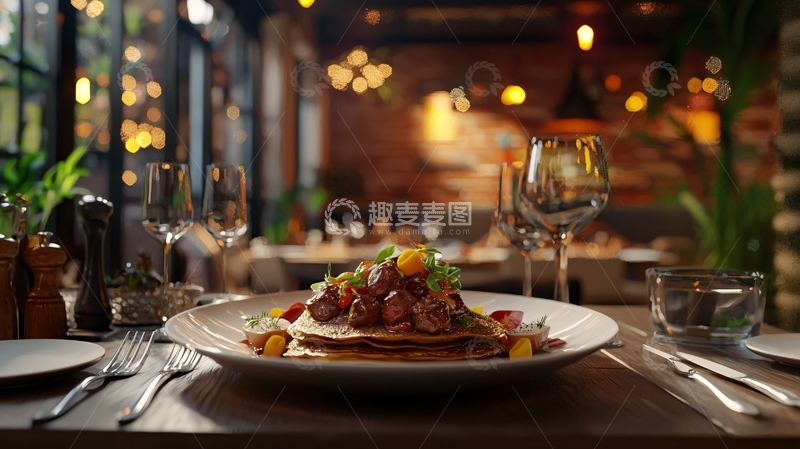 高清大图下载【趣麦麦图】餐厅美食静物特写