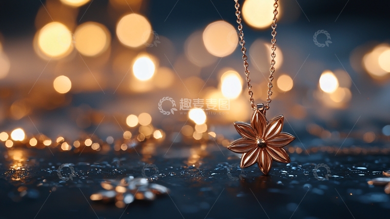 高清大图下载【趣麦麦图】星形吊坠