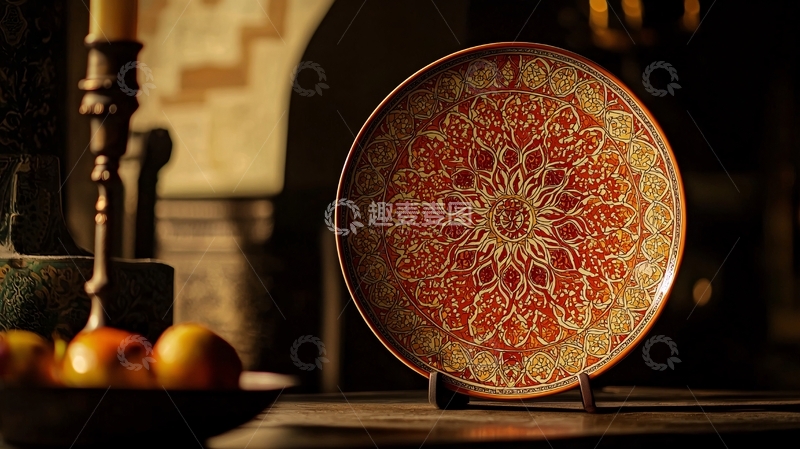 高清大图下载【趣麦麦图】复古盘子