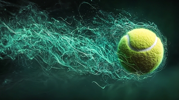 疾速飞行的网球