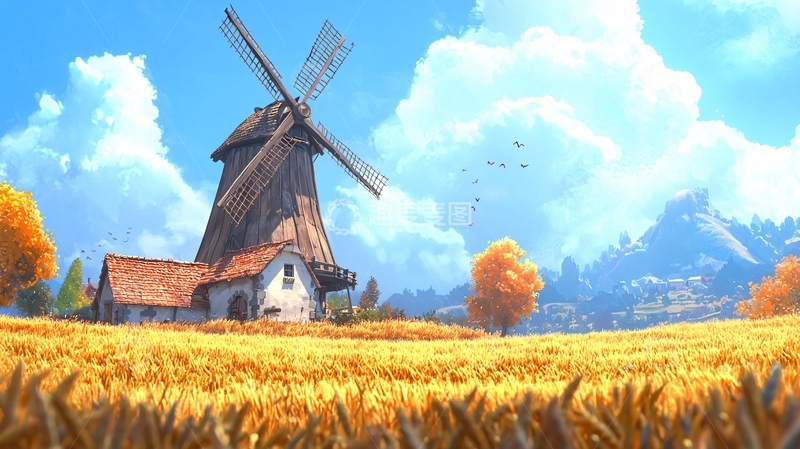 高清大图下载【趣麦麦图】田园风光149