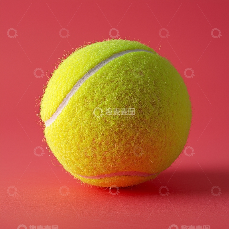 高清大图下载【趣麦麦图】粉色背景网球