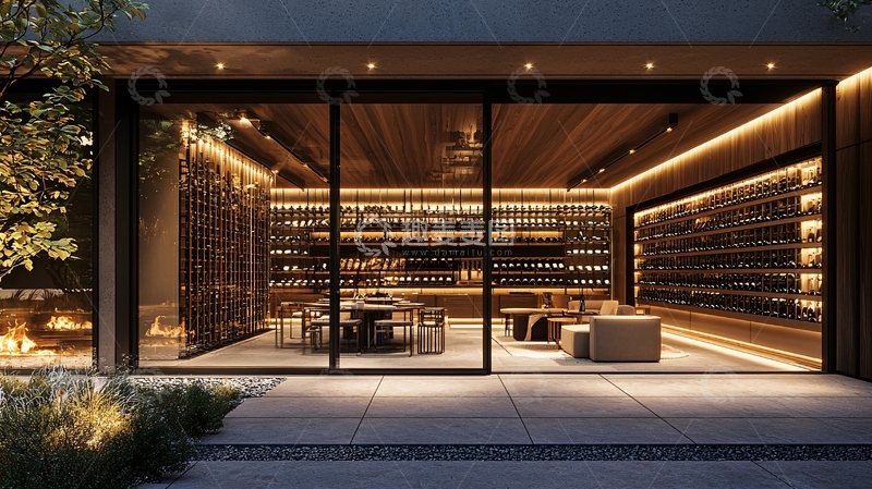 高清大图下载【趣麦麦图】现代酒窖设计
