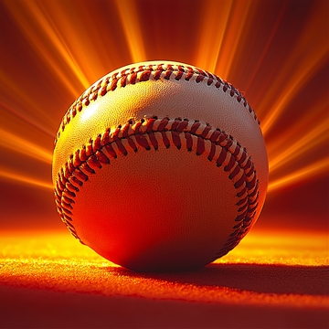 光芒四射的棒球