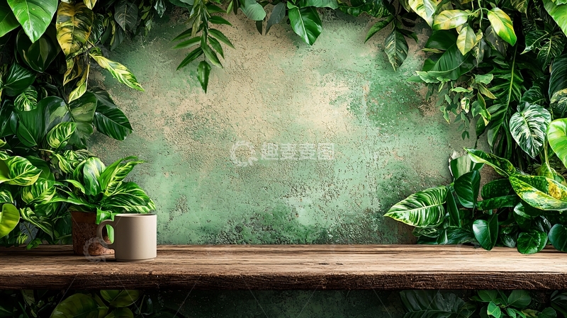 高清大图下载【趣麦麦图】绿植背景