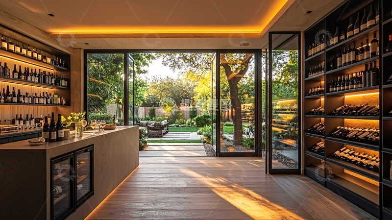 高清大图下载【趣麦麦图】酒窖通向花园的门