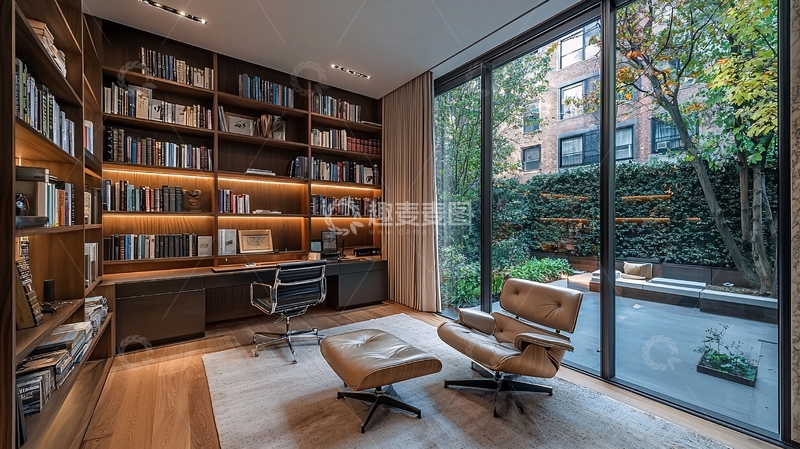 高清大图下载【趣麦麦图】书房