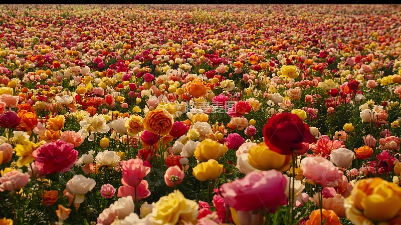 高清大图下载【趣麦麦图】彩色花田
