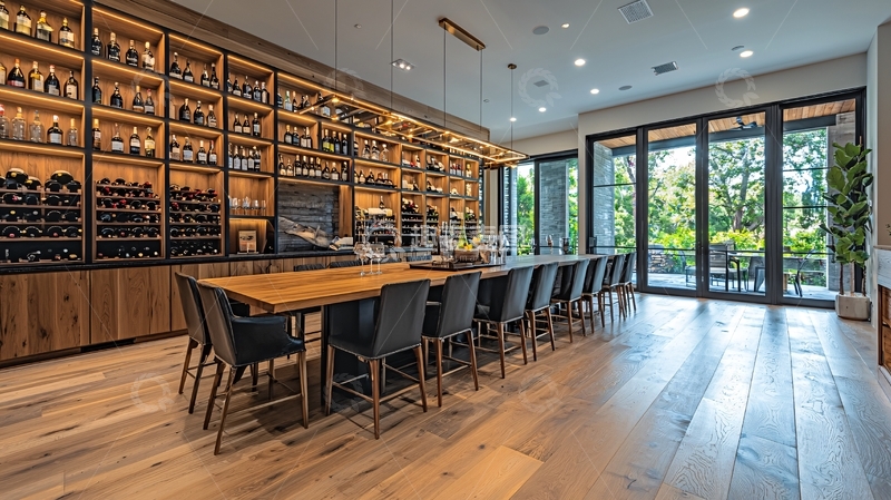 高清大图下载【趣麦麦图】豪华酒窖餐厅