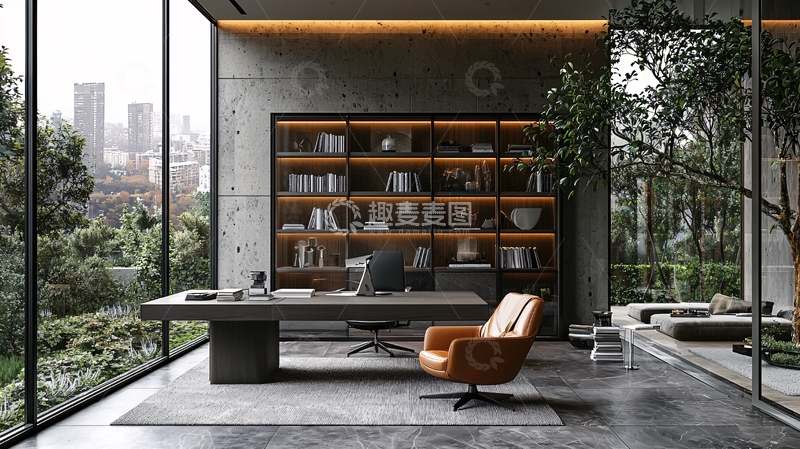高清大图下载【趣麦麦图】现代简约办公室