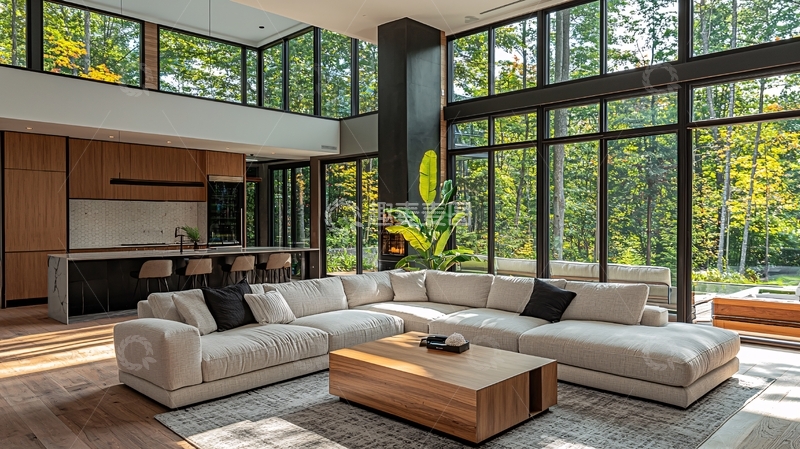 高清大图下载【趣麦麦图】现代风格客厅