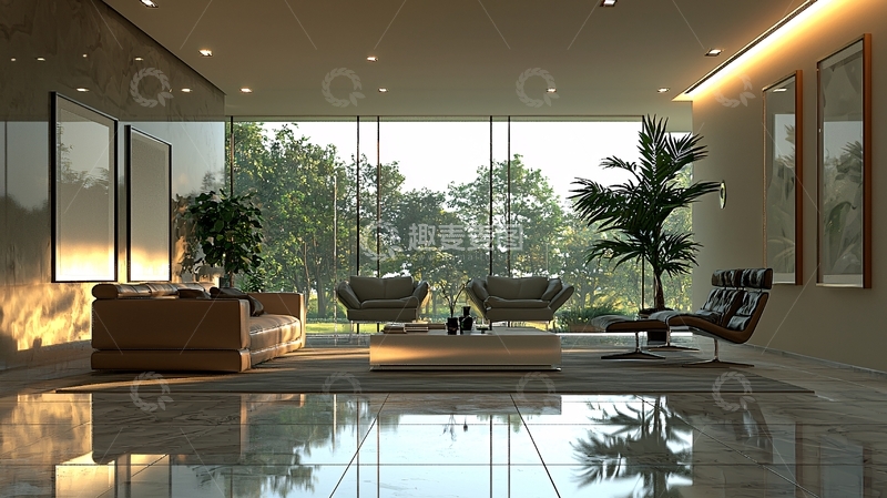 高清大图下载【趣麦麦图】现代客厅3