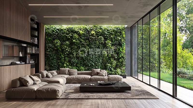 高清大图下载【趣麦麦图】现代简约客厅