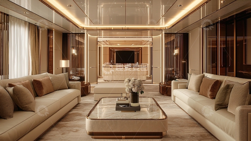 高清大图下载【趣麦麦图】奢华现代客厅