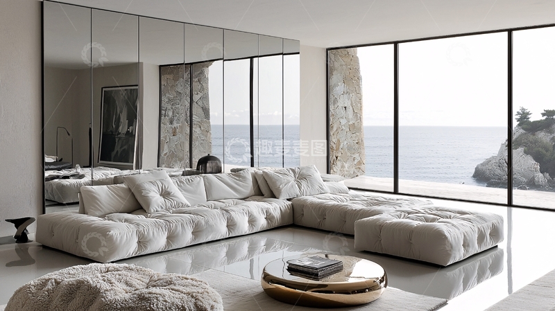 高清大图下载【趣麦麦图】现代简约客厅