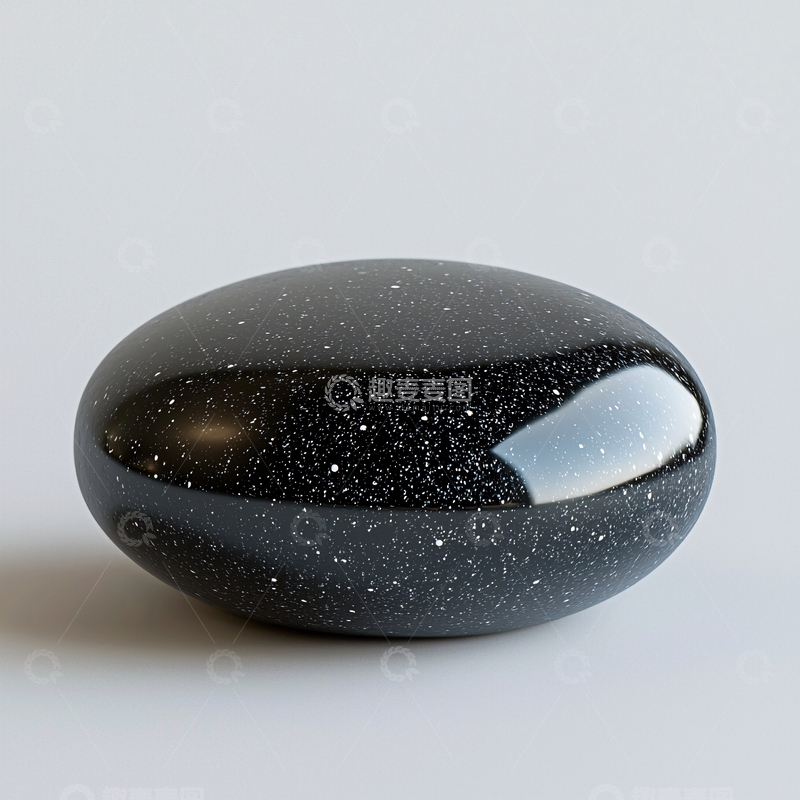 高清大图下载【趣麦麦图】光滑黑色星空石