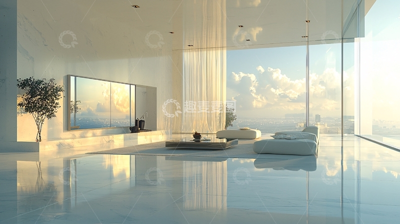 高清大图下载【趣麦麦图】现代简约客厅