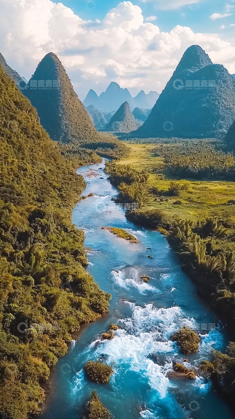 高清大图下载【趣麦麦图】山河壮丽