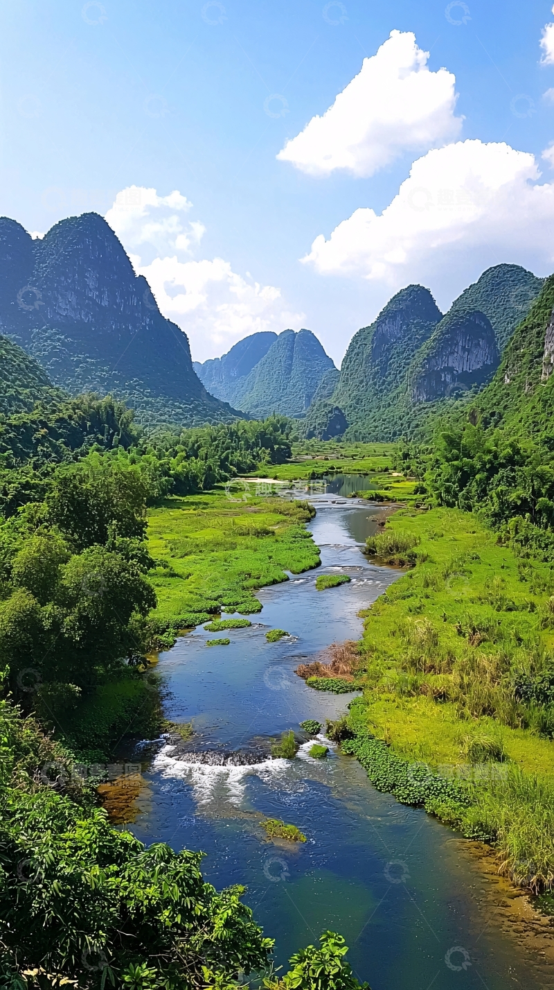 高清大图下载【趣麦麦图】山水田园风光10