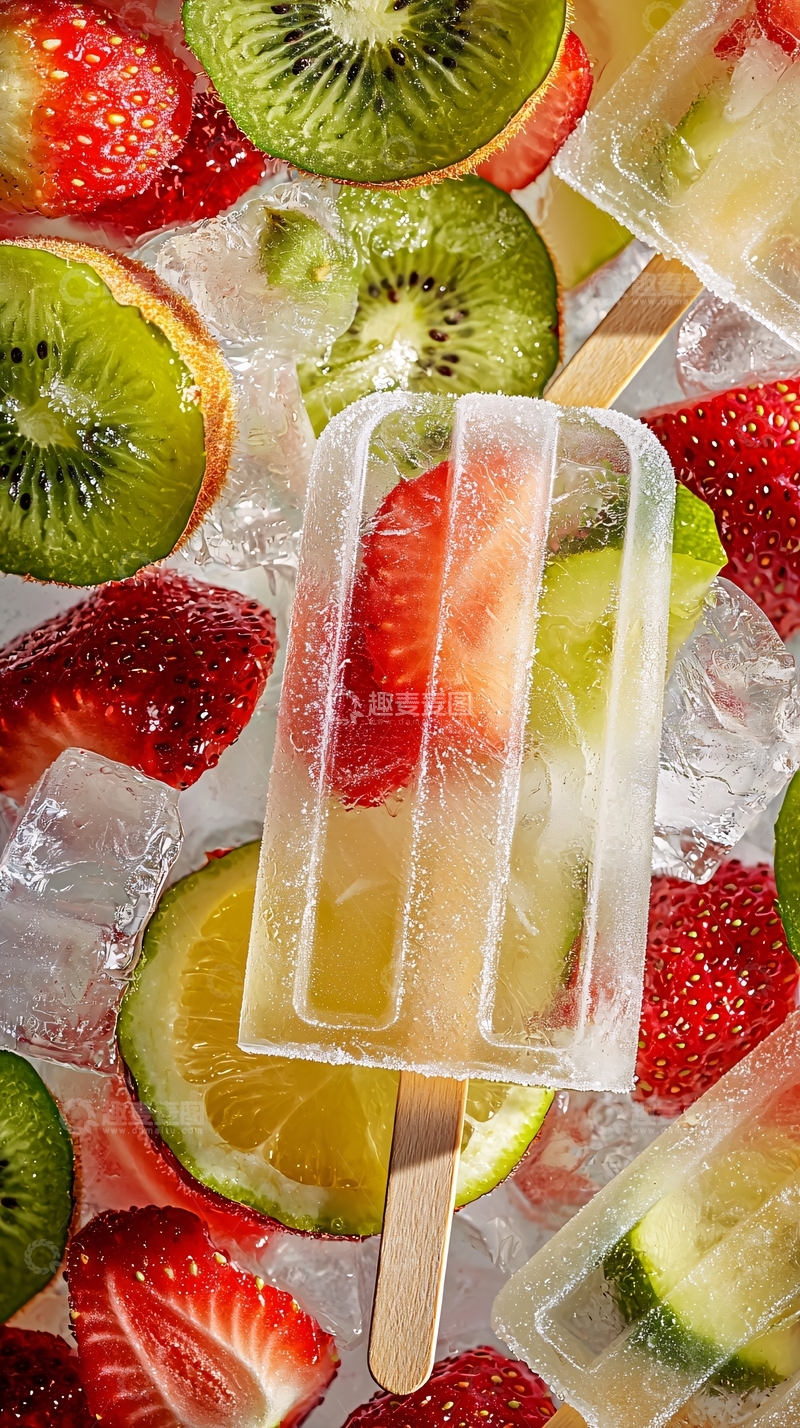 高清大图下载【趣麦麦图】水果冰棍