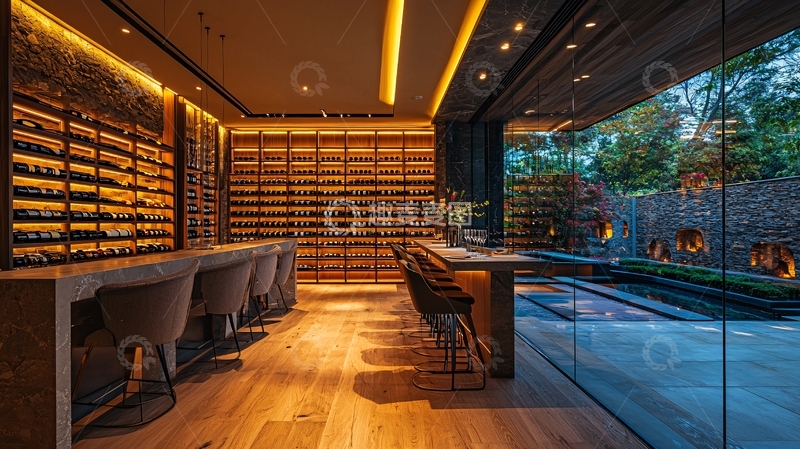 高清大图下载【趣麦麦图】现代酒窖设计