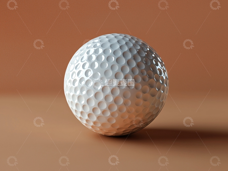 高清大图下载【趣麦麦图】白色高尔夫球