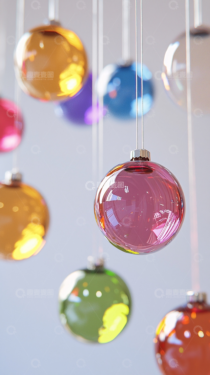 高清大图下载【趣麦麦图】彩色玻璃球